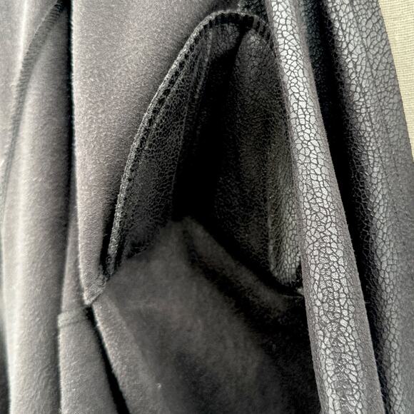 SYMBL VII+ Black‎ Open Front Long Sleeves Asymmetrical Hem Jacket Womens Size S - Picture 6 of 8